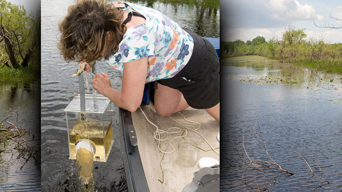 The Schindler-Patalas trap is used to collect zooplankton.