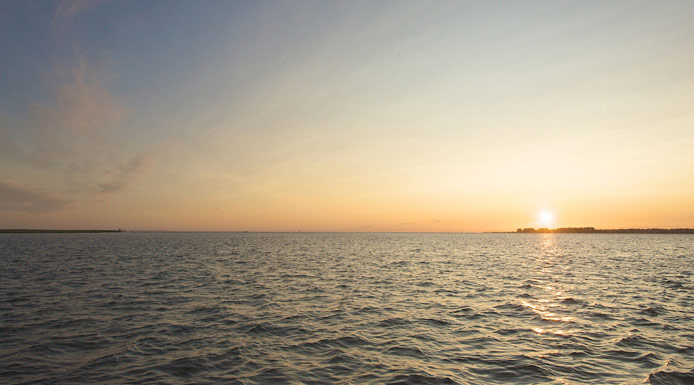 Sunrise on the Lake Saint-Pierre