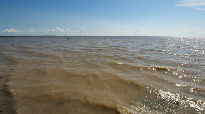 Lake Saint-Pierre in the afternoon